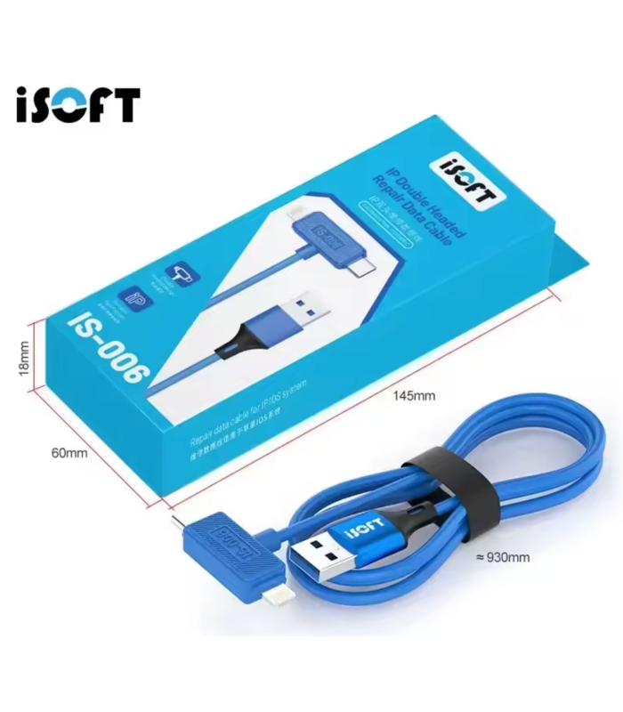 Restore Cable For iPhone 8Pin Type-C Double Head iSoft IS-006 For Repair Service