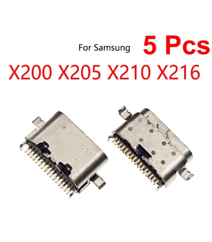 5pcs Samsung Tab A9 Plus X210 X215 X216 Charging Port DC Power Jack Type-C USB