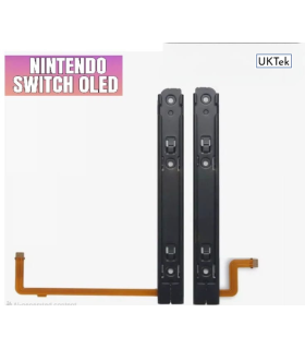 Nintendo Switch OLED Console Rail Replacement L&R Slider With Flex Cable