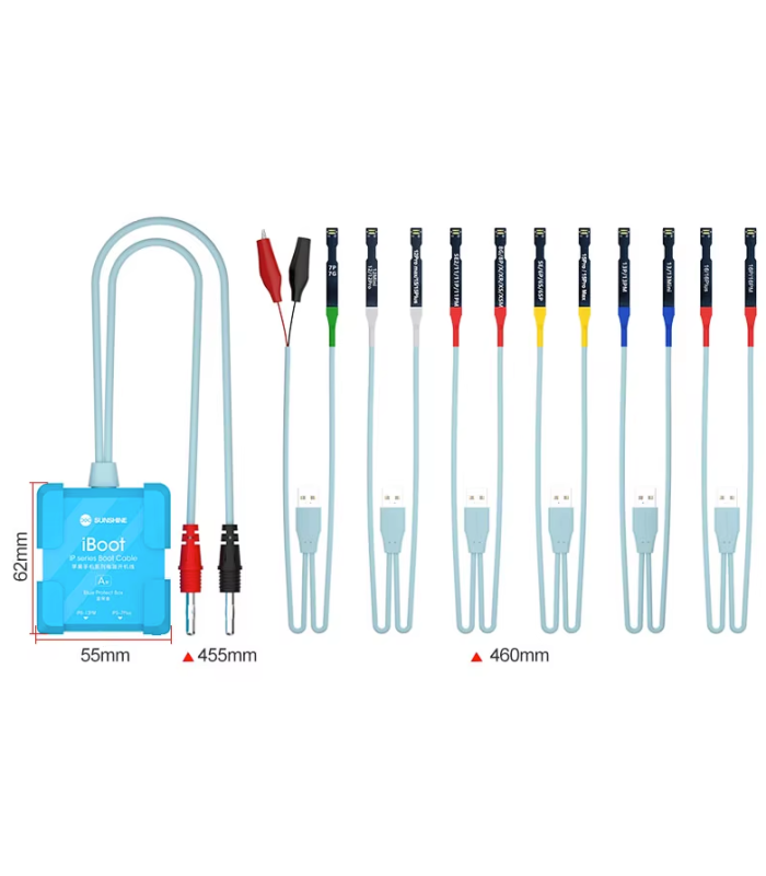 Sunshine iBoot USB DC Power Supply Test Cable For iPhone 6 - 17 Series