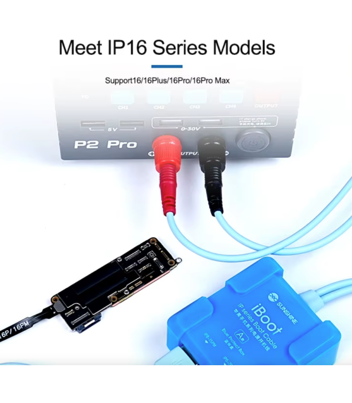 Sunshine iBoot USB DC Power Supply Test Cable For iPhone 6 - 17 Series