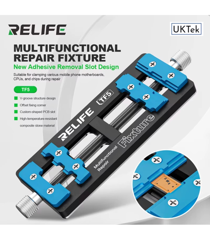 Relife RL-TF5 Fixture for Phone Logic Board IC CPU Repair Soldering Rework