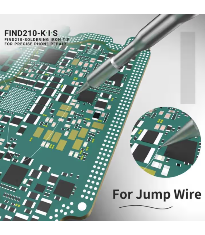 2UUL FIND210 K/I/S Soldering Iron Tips Tip Compatible T210 C210 stations