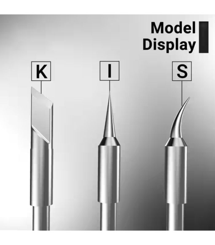 2UUL FIND210 K/I/S Soldering Iron Tips Tip Compatible T210 C210 stations