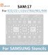 AMAOE SAM:17 BGA Reballing Stencil for SAMSUNG S22 Plus Ultra Tin Planting Steel