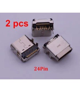 2 pcs Dell Latitude 5285 5290 Charging charger Port Connector socket Type-C USB