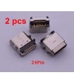 2 pcs Dell Latitude 5285 5290 Charging charger Port Connector socket Type-C USB