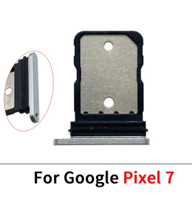 Google Pixel 7 SILVER Replacement Sim Tray simtray Holder Slot adapter