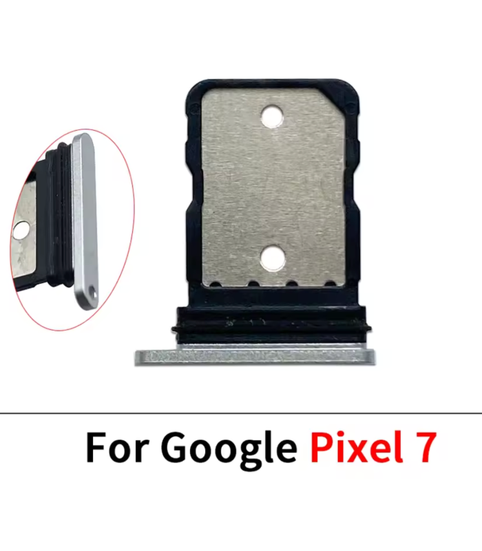 Google Pixel 7 SILVER Replacement Sim Tray simtray Holder Slot adapter