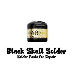 2UUL Black Skull Solder Paste 148℃ degrees for PCB IC PPD Repair reballing 50g