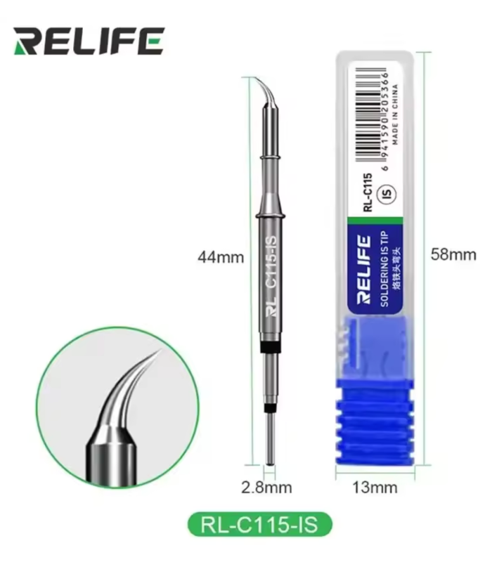 RELIFE C115 IS Conical Soldering Tips Welding Iron Head solder Tip TT115 Handle