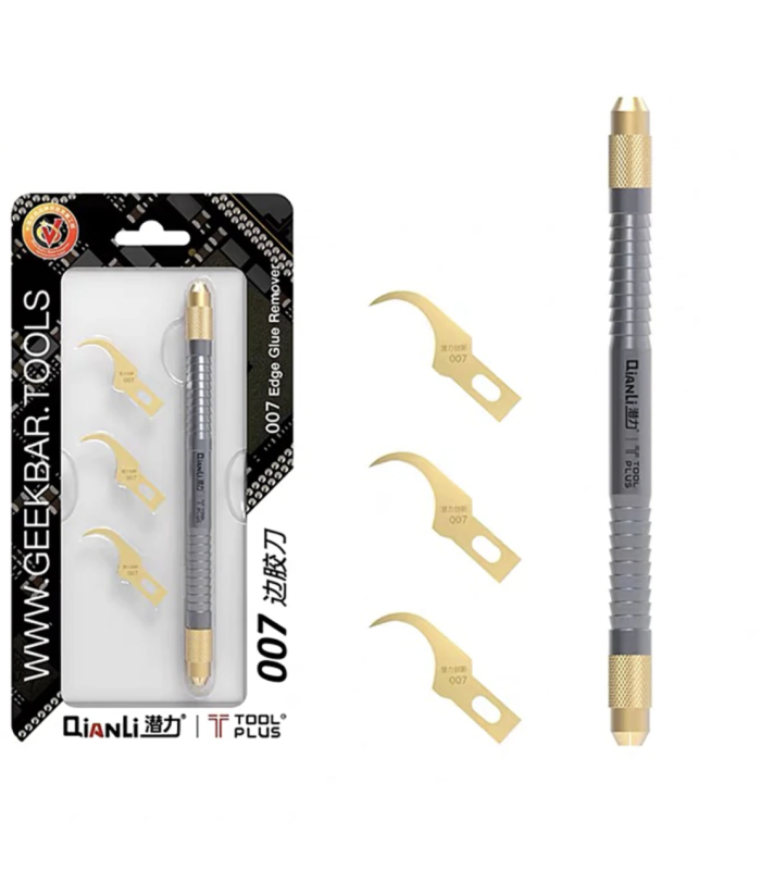 QIANLI 007 Glue Cleaner with 3 Curved Crescent Blades for BGA IC Chip Repair -UK