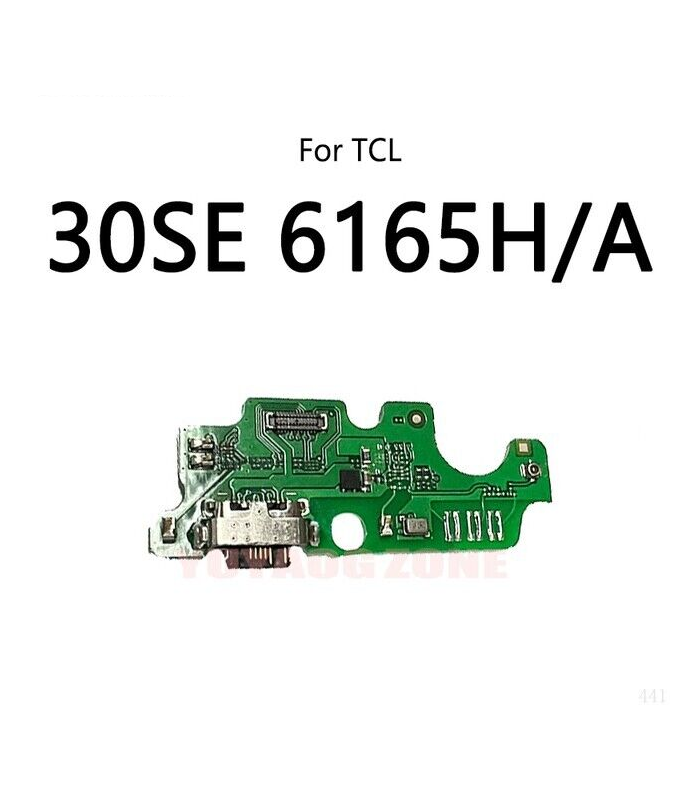 TCL 30SE 6165H / 306 6102H USB Charger Charging Port Connector Board Mic