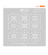 Apple Macbook Reballing Reball Stencil Steel Mesh CPU SSD motherboard 13 in 1
