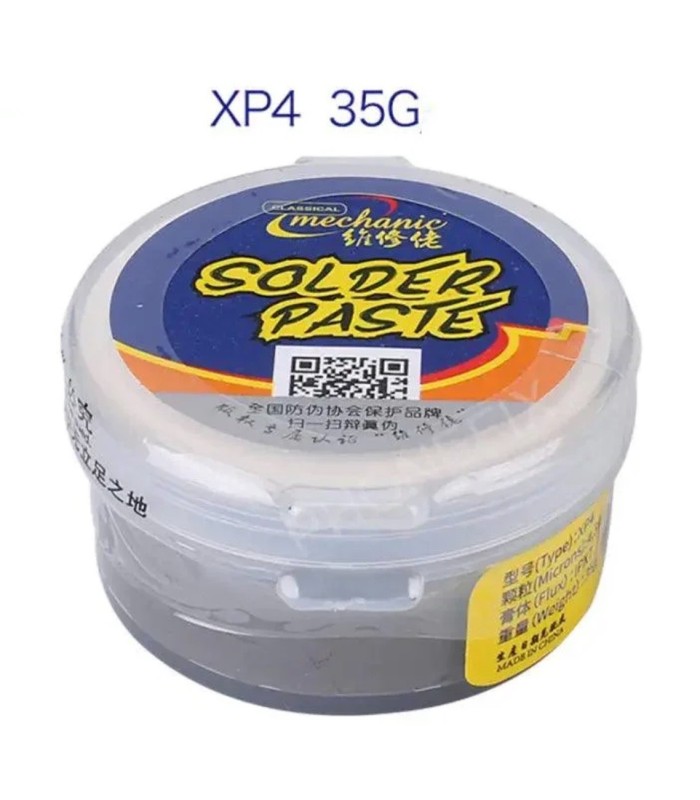 Mechanic Solder Paste solderpaste xp4 Low Temperature reballing 148c 35G Tub