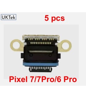 5 pcs Google Pixel 7 6 pro 6pro 7 Pro 7pro Charging Port Socket Part Jack Block