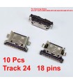 10 pcs Samsung A70 A60 A50 A40 A30 A20 A405 A305 A14 Charging Port 18 pins