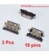 3 pcs Samsung A70 A60 A50 A40 A30 A20 A405 A305 A14 Charging Port 18 pins