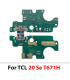 TCL 20 SE  T671 Charging Port block board Type-C Dock Connector Microphone