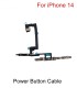 Apple iPhone 14 Power On Off Button Flex Cable With Bracket