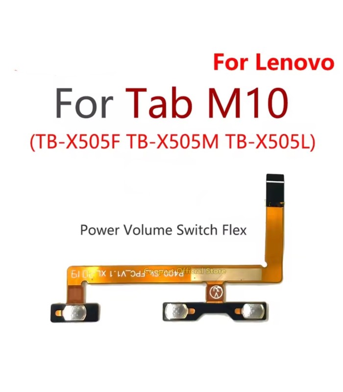 Lenovo Tab M10 HD TB-X505F 505 M L Power On Off Volume Button Flex Cable