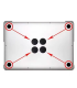 Apple MacBook A2442 A2485 A2780 A2779 A2941 A2681 A3113 A3114 A2991 Rubber Feet