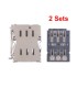2 sets Samsung S21 Fe S24 S23 S22 Plus Ultra SIM Card Reader Holder Slot Tray