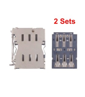 2 sets Samsung S21 Fe S24 S23 S22 Plus Ultra SIM Card Reader Holder Slot Tray