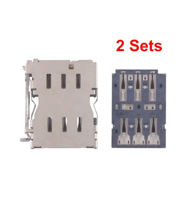 2 sets Samsung S21 Fe S24 S23 S22 Plus Ultra SIM Card Reader Holder Slot Tray