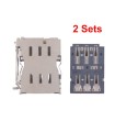 2 sets Samsung S21 Fe S24 S23 S22 Plus Ultra SIM Card Reader Holder Slot Tray