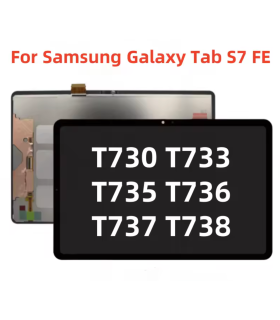Samsung Galaxy TAB S7 FE  SM-T730 LCD Touch Display Screen Digitizer Glass