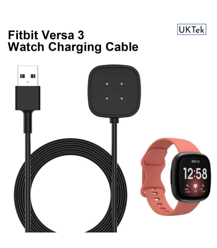Replacement Magnetic Dock Charger Cable for Fitbit Sense / Versa 3