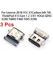 3 pcs Lenovo ThinkPad X1 Carbon 6 7 8 Gen Yoga 4th Type C USB Charging Port Jack