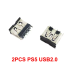 2 pcs Sony PlayStation 5 PS5 Front USB 2.0 Type-A Hi-Speed Port Jack Connector