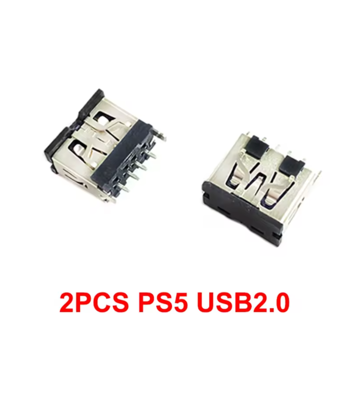 2 pcs Sony PlayStation 5 PS5 Front USB 2.0 Type-A Hi-Speed Port Jack Connector