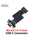 Apple MacBook air 15 A3114 A3241 Socket USB C Charging Port flex 821-04810-A