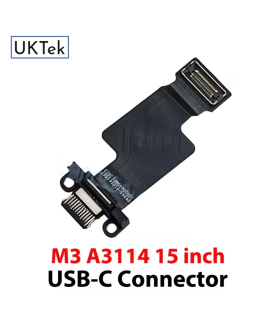 Apple MacBook air 15 A3114 A3241 Socket USB C Charging Port flex 821-04810-A