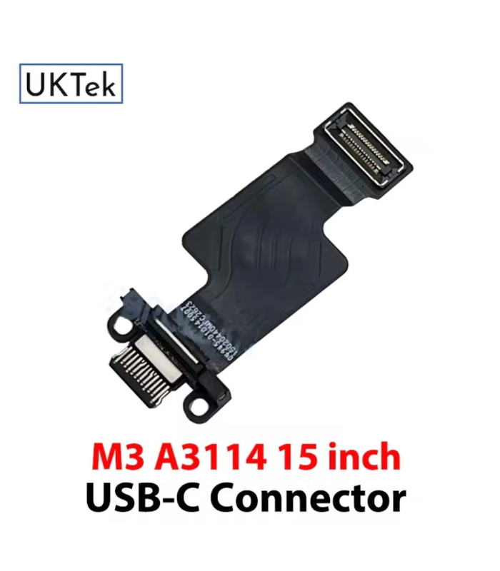 Apple MacBook air 15 A3114 A3241 Socket USB C Charging Port flex 821-04810-A