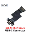 Apple MacBook air 15 A3114 A3241 Socket USB C Charging Port flex 821-04810-A