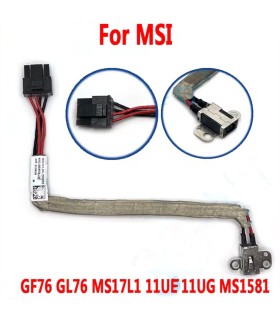 MSI MS-1581 MS1581 GF76 DC Cable Jack Socket Charging Power Port K1G-3004100-H39