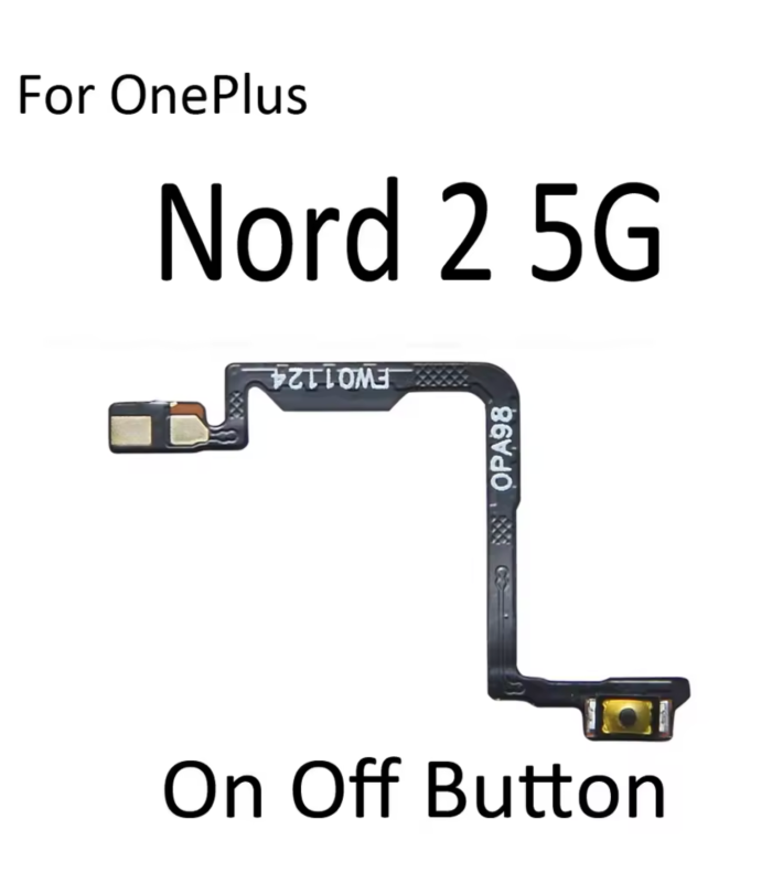 OnePlus Nord 2 / 2T 5G Power Touch Button Power On/Off Touch Cable Flex