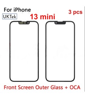 3x For Apple iPhone 13 mini Replacement  with OCA Front Glass Screen Repair