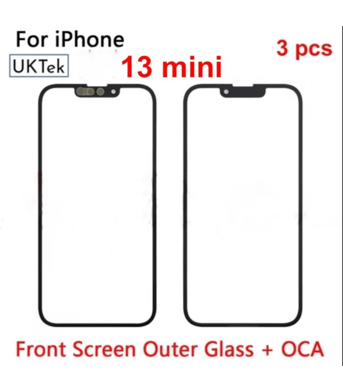 3x For Apple iPhone 13 mini Replacement  with OCA Front Glass Screen Repair