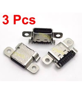 3 pcs pAmazon Fire HD 10 TG425K 13th 8 10 Gen K72LL3 Type C Charging Port Socket