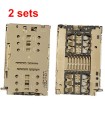 2 sets Samsung Galaxy A16 A26 A33 A14 Sim Tray Slot Card Simcard Socket Reader