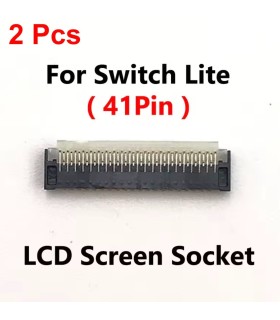 2 pcs Nintendo Switch Lite 41 Pin LCD Display FPC Socket Connector Replacement