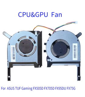 ASUS FX505 FX505G FX505GE FX505GD CPU and GPU gaming Laptop Cooling pair Fan