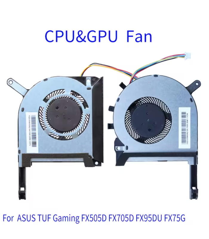 ASUS FX505 FX505G FX505GE FX505GD CPU and GPU gaming Laptop Cooling pair Fan