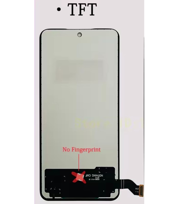 Nothing Phone 1 A063 TFT LCD Touch Screen Digitizer Display - no fingerprint