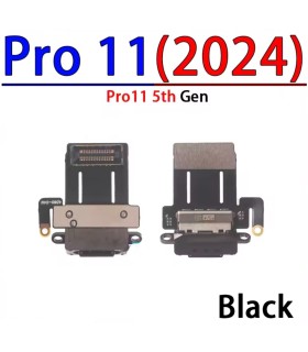 Apple iPad Pro 11 5th gen 2024 usb C Charging connector Port Flex Cable Black